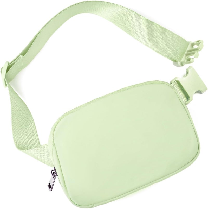 Gitus Belt Bag for Women Fanny Pack Crossbody Bags for Women Fashion Waist Packs with Adjustable Strap Gifts for Her Teen Girls (Light Green) - Image 1